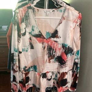 NWT Women’s Nine West long sleeve blouse